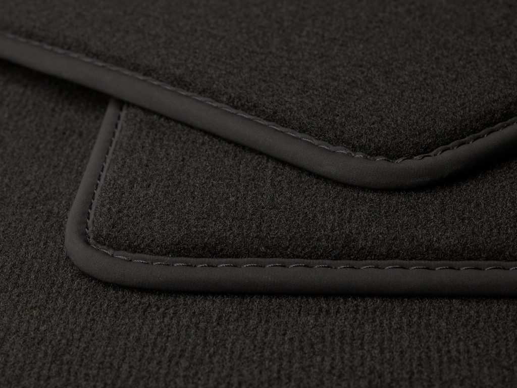 Black 72 Wide Luxury Auto Carpet